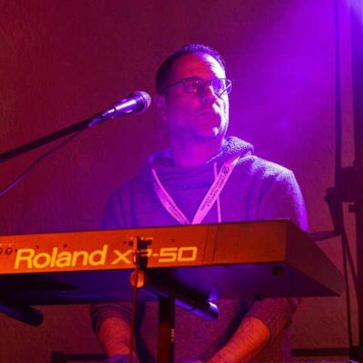 Matthieu au clavier